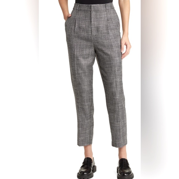 All Saints | Pants & Jumpsuits | Astrid Sparkle Plaid Trousers  display picture 1